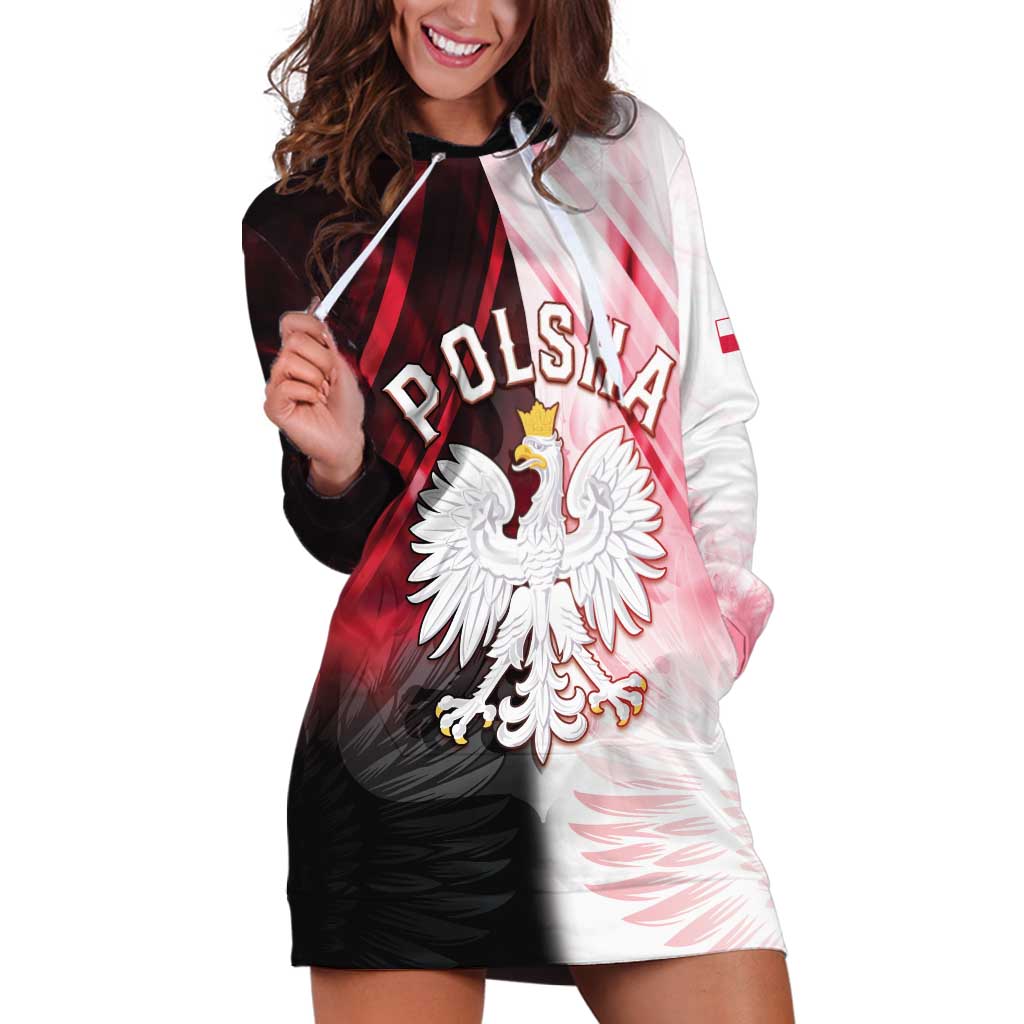 Personalized Poland Crowned Eagle Hoodie Dress Special Style - Wonder Print Shop