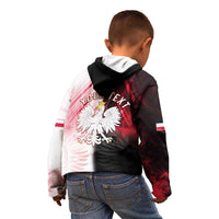 Personalized Poland Crowned Eagle Kid Hoodie Special Style - Wonder Print Shop