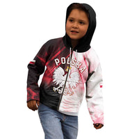 Personalized Poland Crowned Eagle Kid Hoodie Special Style - Wonder Print Shop
