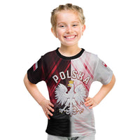 Personalized Poland Crowned Eagle Kid T Shirt Special Style - Wonder Print Shop