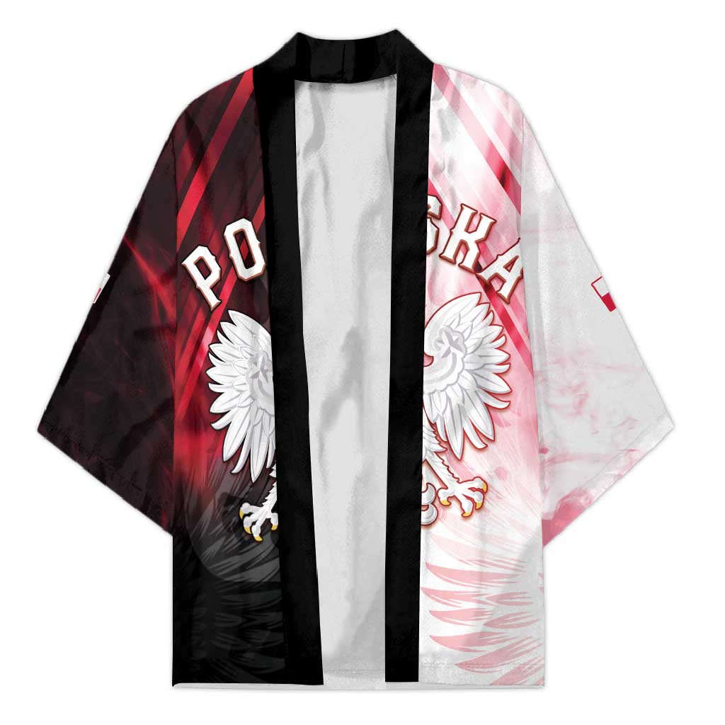 Personalized Poland Crowned Eagle Kimono Special Style - Wonder Print Shop