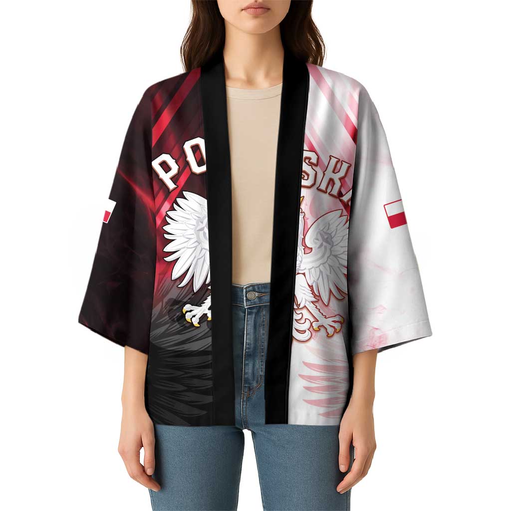 Personalized Poland Crowned Eagle Kimono Special Style - Wonder Print Shop