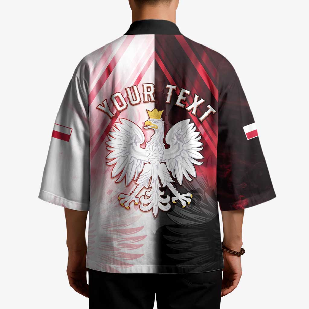 Personalized Poland Crowned Eagle Kimono Special Style - Wonder Print Shop