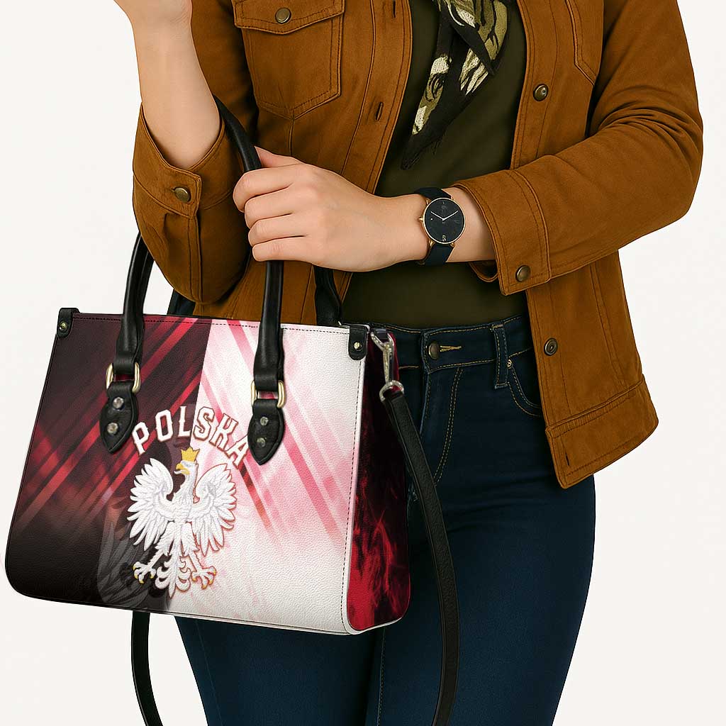 Poland Crowned Eagle Leather Bag Special Style - Wonder Print Shop