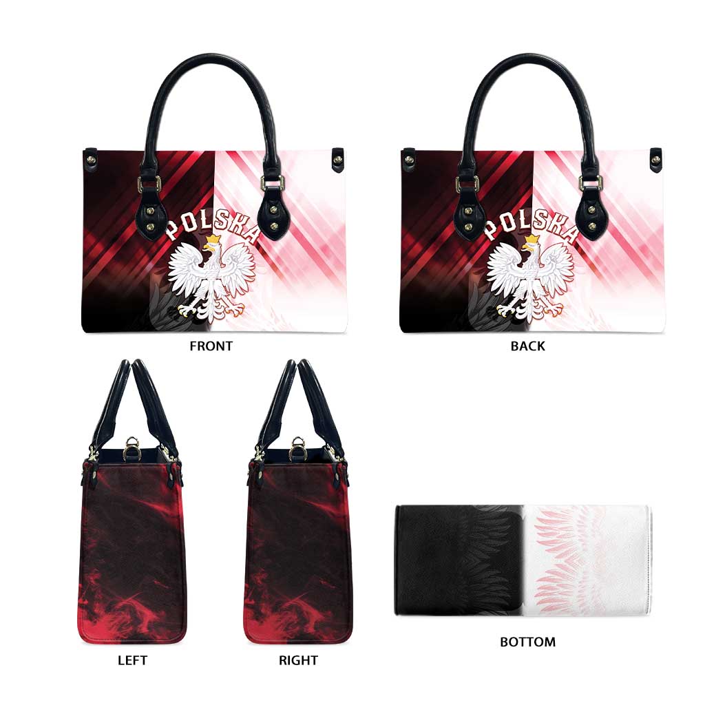 Poland Crowned Eagle Leather Bag Special Style - Wonder Print Shop