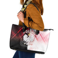 Poland Crowned Eagle Leather Tote Bag Special Style - Wonder Print Shop