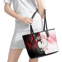 Poland Crowned Eagle Leather Tote Bag Special Style - Wonder Print Shop