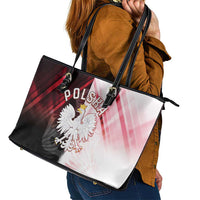 Poland Crowned Eagle Leather Tote Bag Special Style - Wonder Print Shop