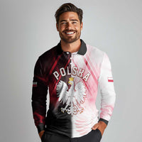 Personalized Poland Crowned Eagle Long Sleeve Polo Shirt Special Style - Wonder Print Shop