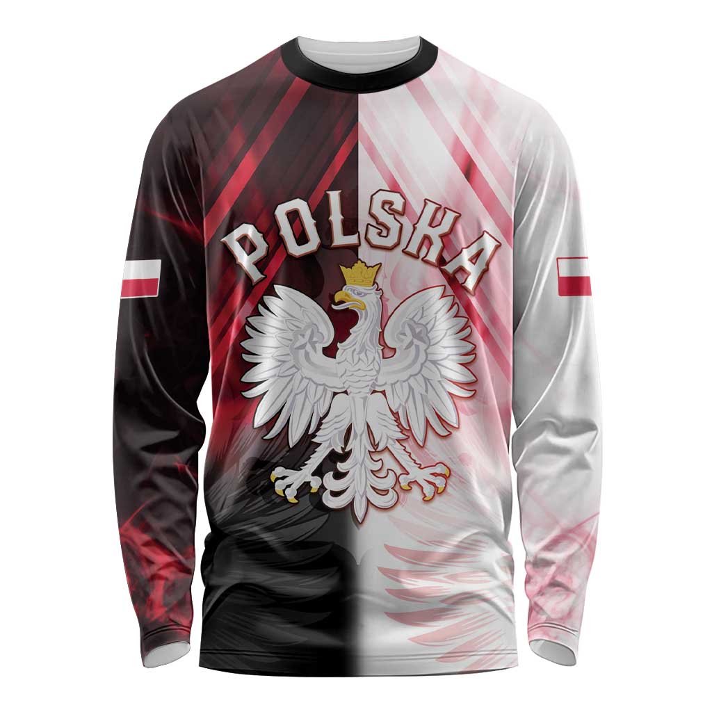 Personalized Poland Crowned Eagle Long Sleeve Shirt Special Style - Wonder Print Shop