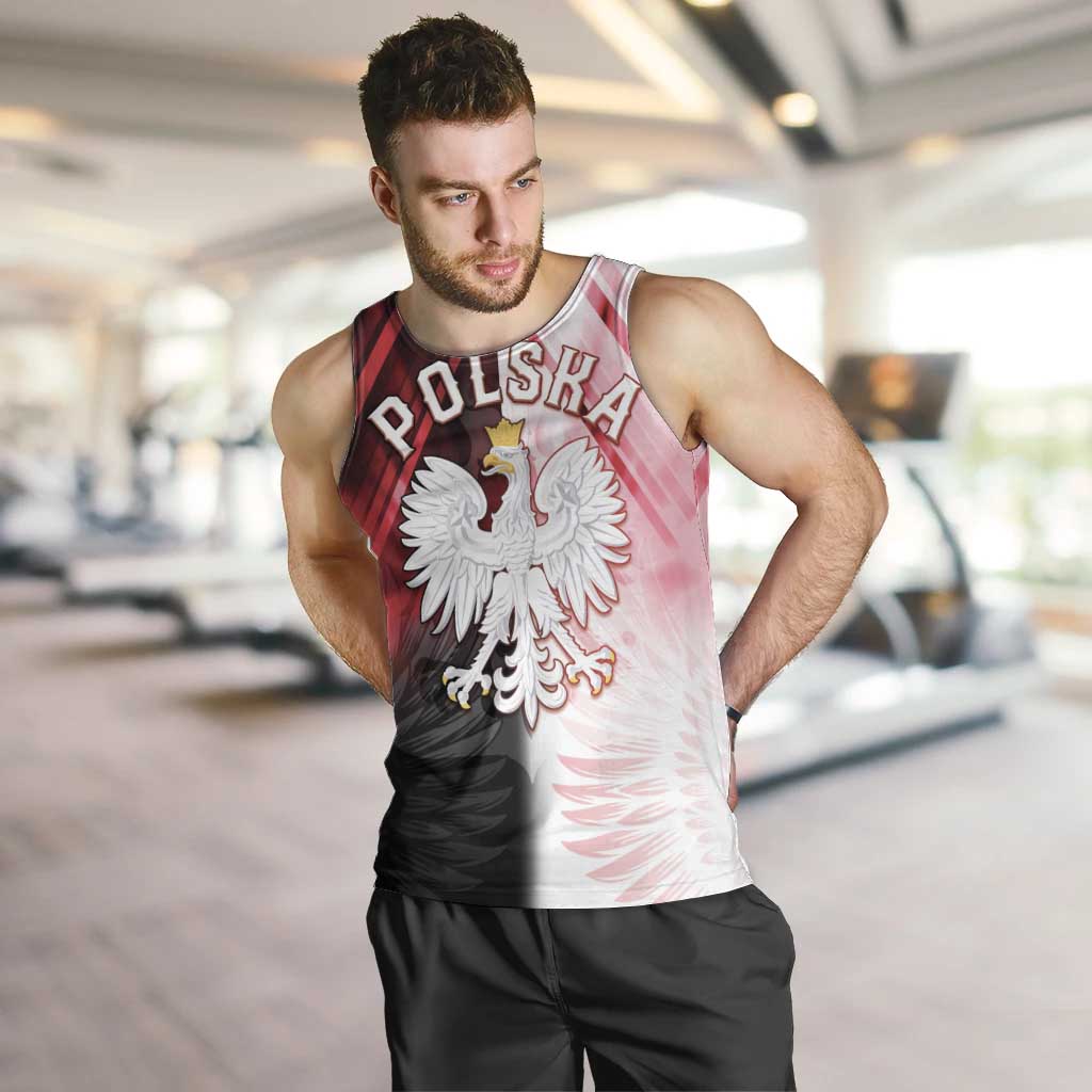 Personalized Poland Crowned Eagle Men Tank Top Special Style - Wonder Print Shop