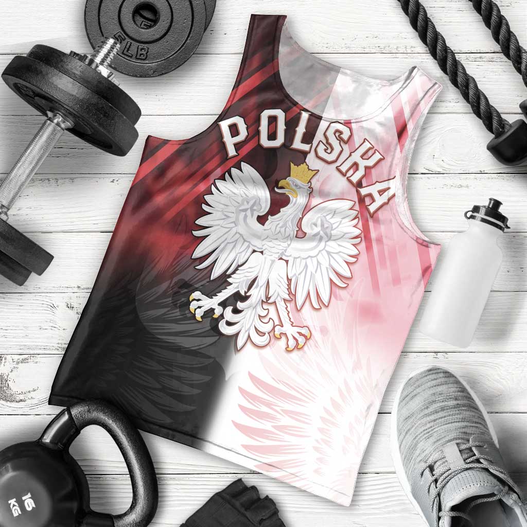 Personalized Poland Crowned Eagle Men Tank Top Special Style - Wonder Print Shop