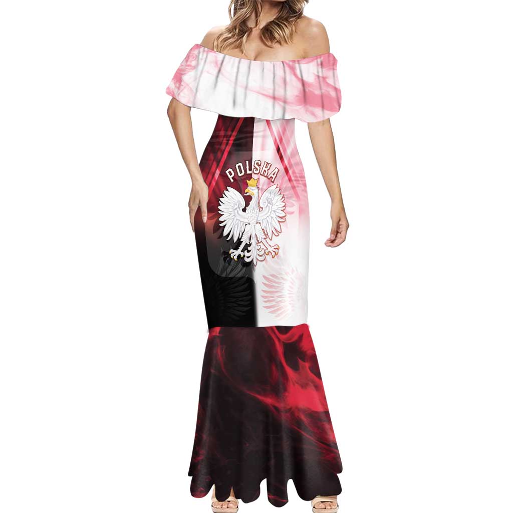 Personalized Poland Crowned Eagle Mermaid Dress Special Style - Wonder Print Shop