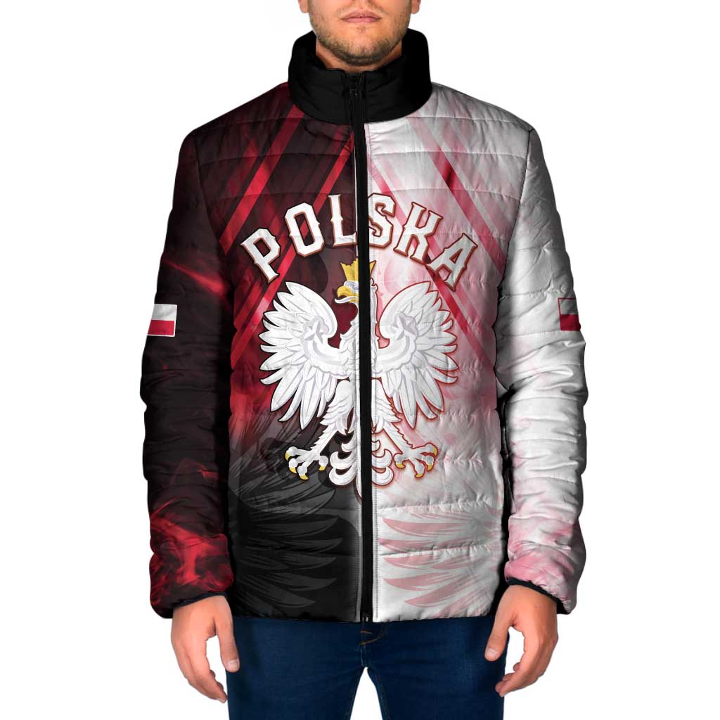 Personalized Poland Crowned Eagle Padded Jacket Special Style - Wonder Print Shop