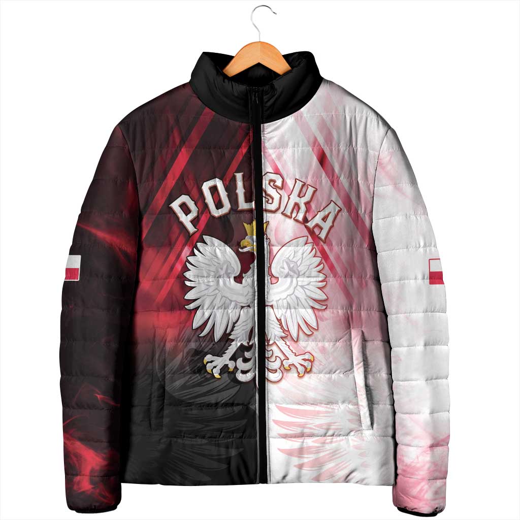 Personalized Poland Crowned Eagle Padded Jacket Special Style - Wonder Print Shop