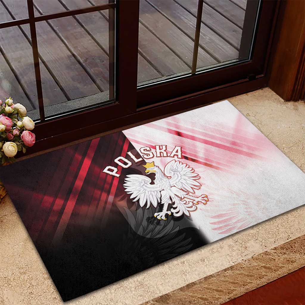 Poland Crowned Eagle Rubber Doormat Special Style - Wonder Print Shop