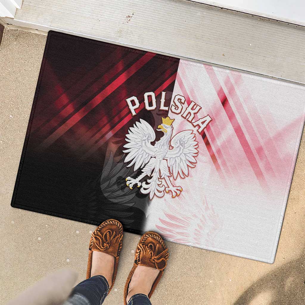 Poland Crowned Eagle Rubber Doormat Special Style - Wonder Print Shop