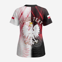 Personalized Poland Crowned Eagle Scrub Top Special Style - Wonder Print Shop