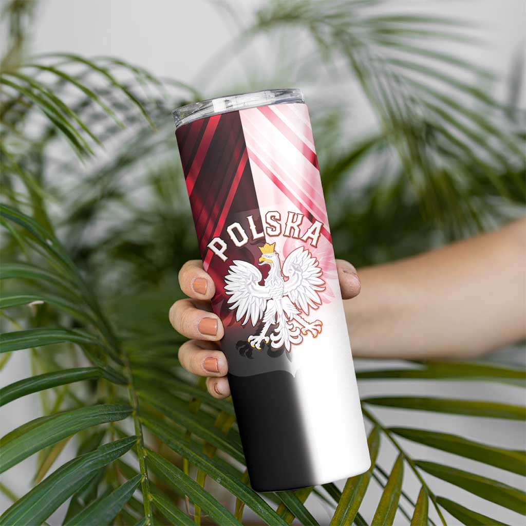 Personalized Poland Crowned Eagle Skinny Tumbler Special Style - Wonder Print Shop