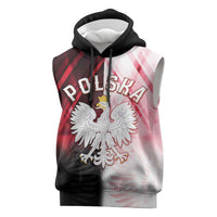 Personalized Poland Crowned Eagle Sleeveless Hoodie Special Style - Wonder Print Shop