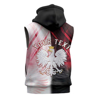 Personalized Poland Crowned Eagle Sleeveless Hoodie Special Style - Wonder Print Shop