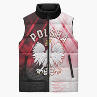 Personalized Poland Crowned Eagle Sleeveless Puffer Jacket Special Style - Wonder Print Shop