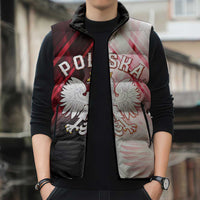 Personalized Poland Crowned Eagle Sleeveless Puffer Jacket Special Style - Wonder Print Shop