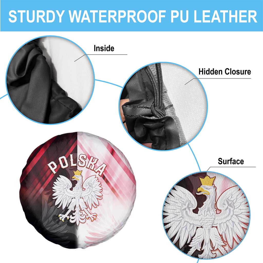 Poland Crowned Eagle Spare Tire Cover Special Style - Wonder Print Shop