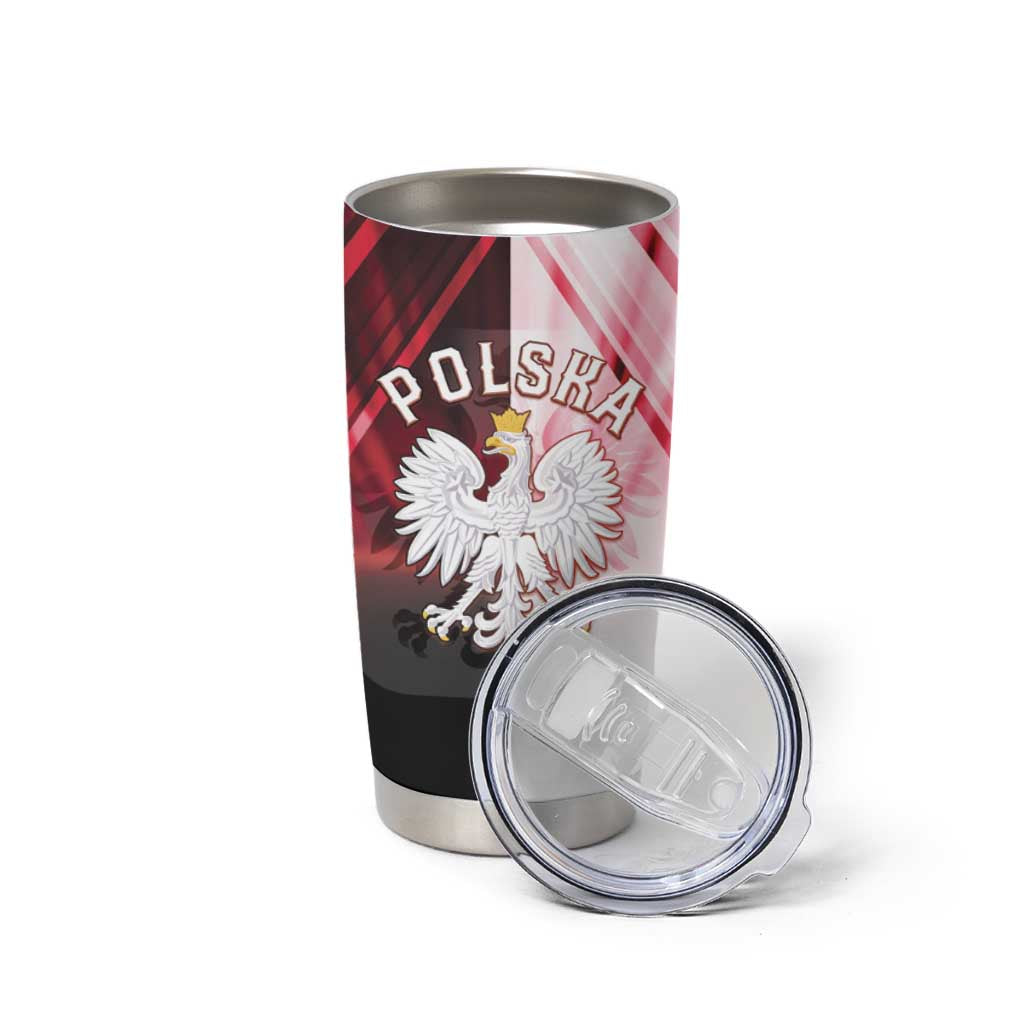 Personalized Poland Crowned Eagle Tumbler Cup Special Style - Wonder Print Shop