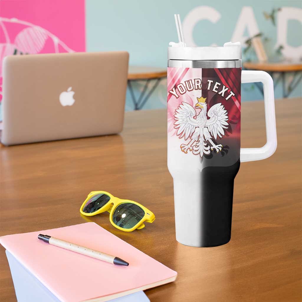Personalized Poland Crowned Eagle Tumbler With Handle Special Style - Wonder Print Shop