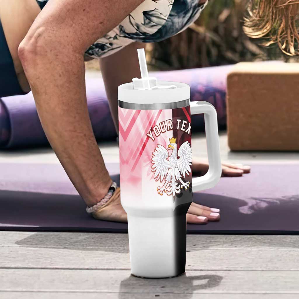 Personalized Poland Crowned Eagle Tumbler With Handle Special Style - Wonder Print Shop