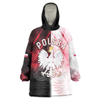 Personalized Poland Crowned Eagle Wearable Blanket Hoodie Special Style - Wonder Print Shop