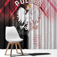Poland Crowned Eagle Window Curtain Special Style - Wonder Print Shop