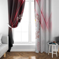 Poland Crowned Eagle Window Curtain Special Style - Wonder Print Shop