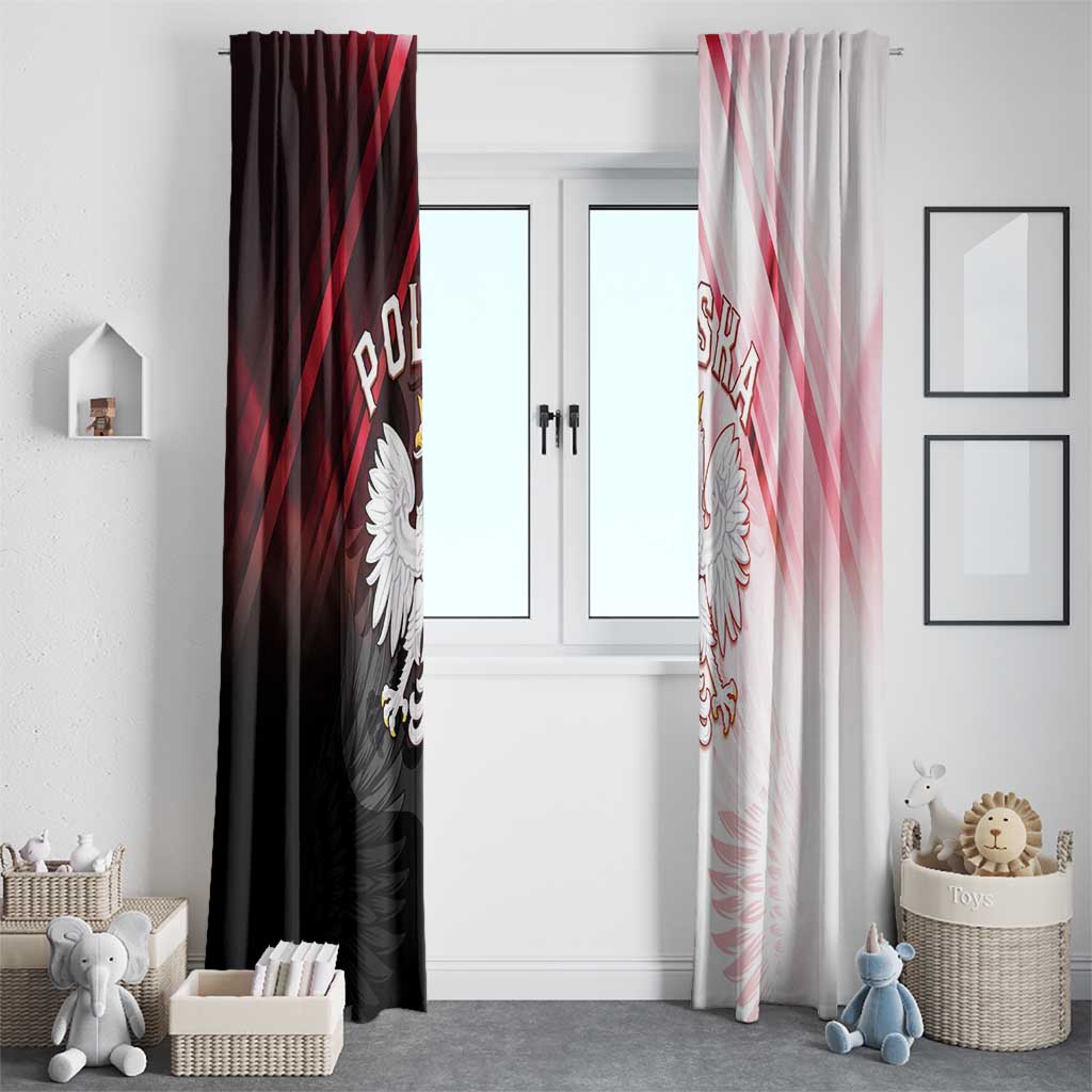 Poland Crowned Eagle Window Curtain Special Style - Wonder Print Shop