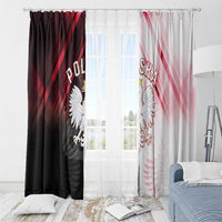 Poland Crowned Eagle Window Curtain Special Style - Wonder Print Shop