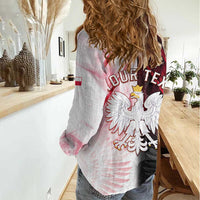 Personalized Poland Crowned Eagle Women Casual Shirt Special Style - Wonder Print Shop