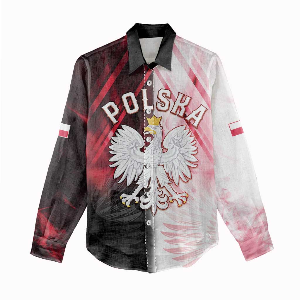 Personalized Poland Crowned Eagle Women Casual Shirt Special Style - Wonder Print Shop