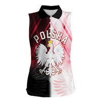 Personalized Poland Crowned Eagle Women Sleeveless Polo Shirt Special Style - Wonder Print Shop