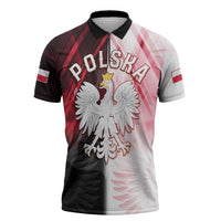 Personalized Poland Crowned Eagle Zipper Polo Shirt Special Style - Wonder Print Shop