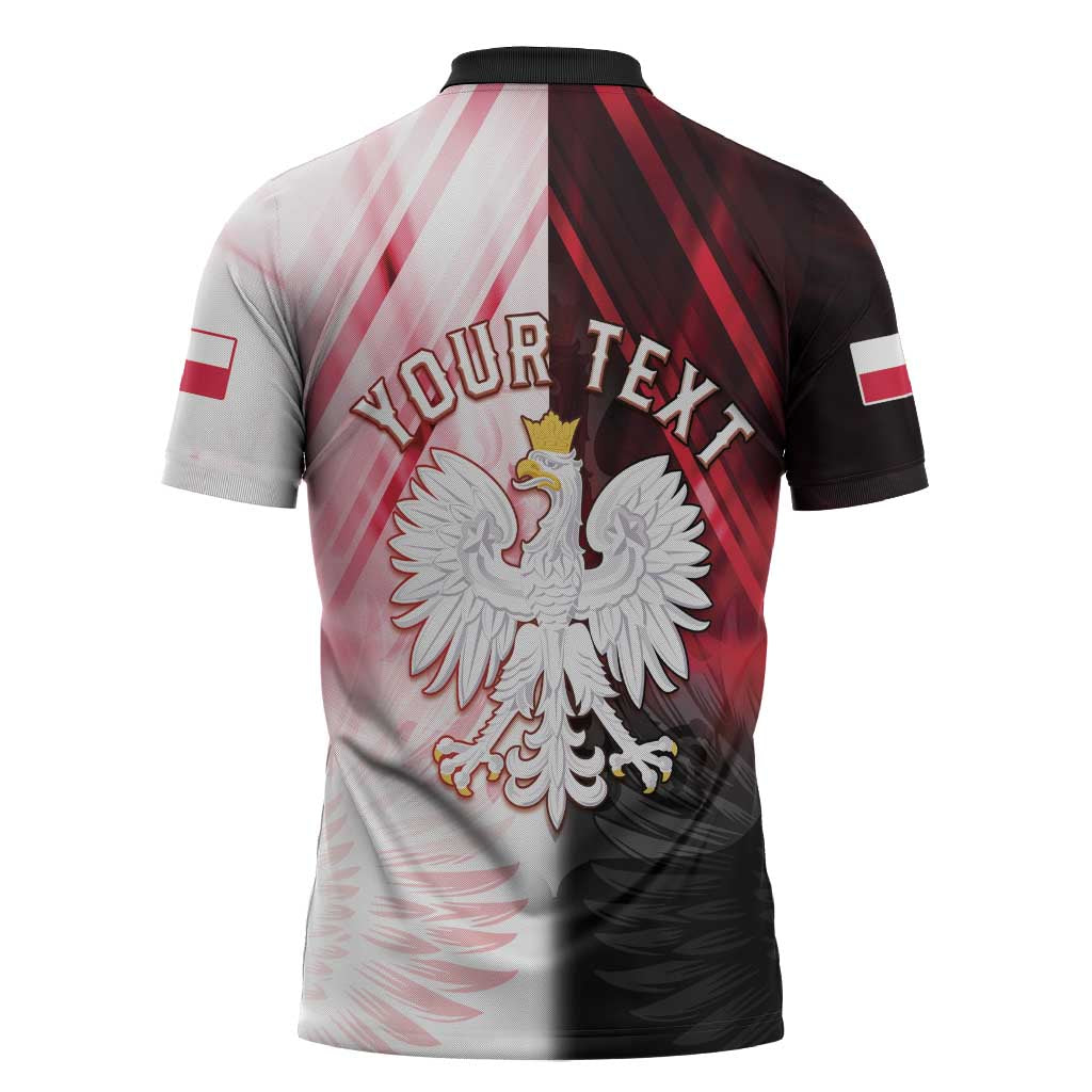 Personalized Poland Crowned Eagle Zipper Polo Shirt Special Style - Wonder Print Shop