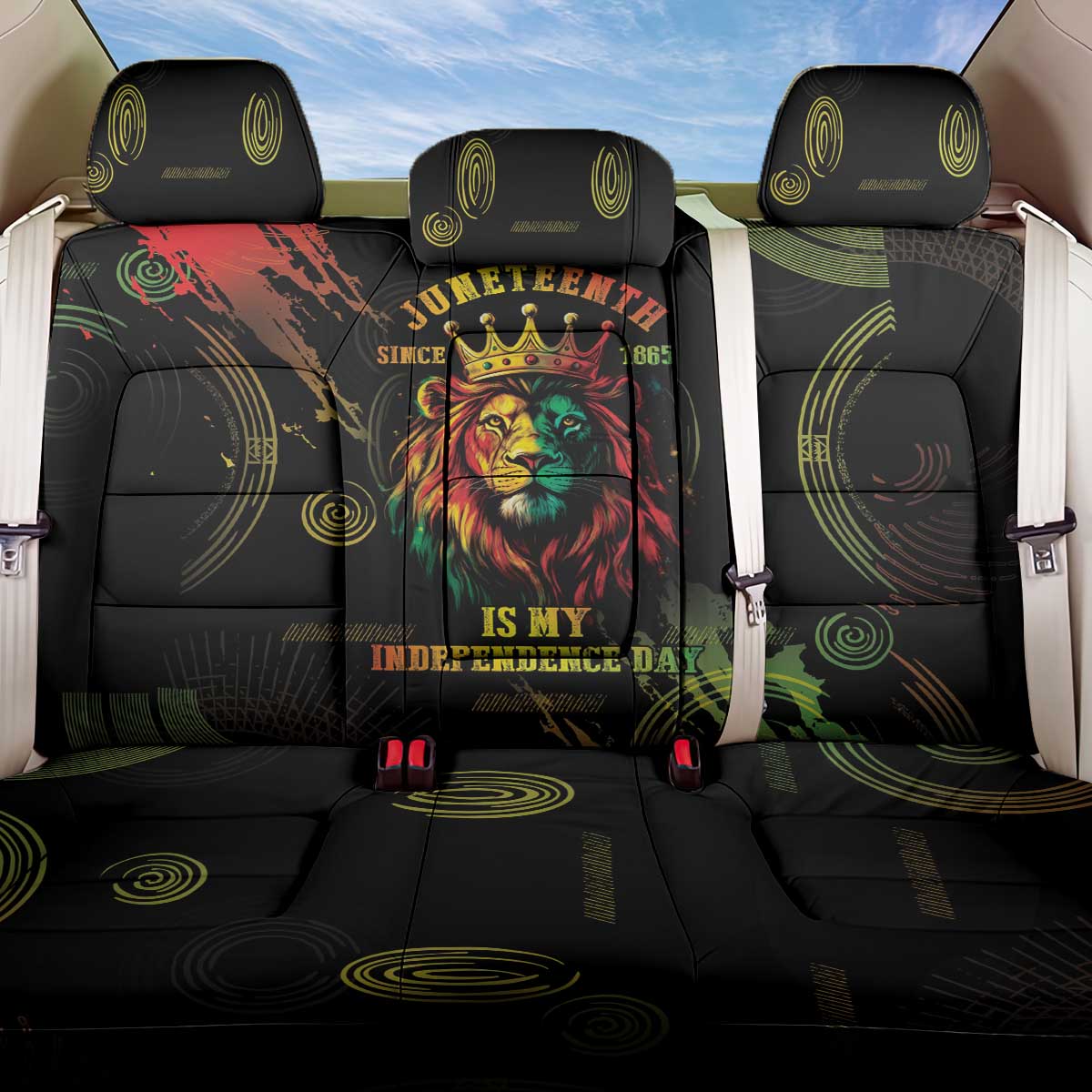 Juneteenth Is My Independence Day Back Car Seat Cover