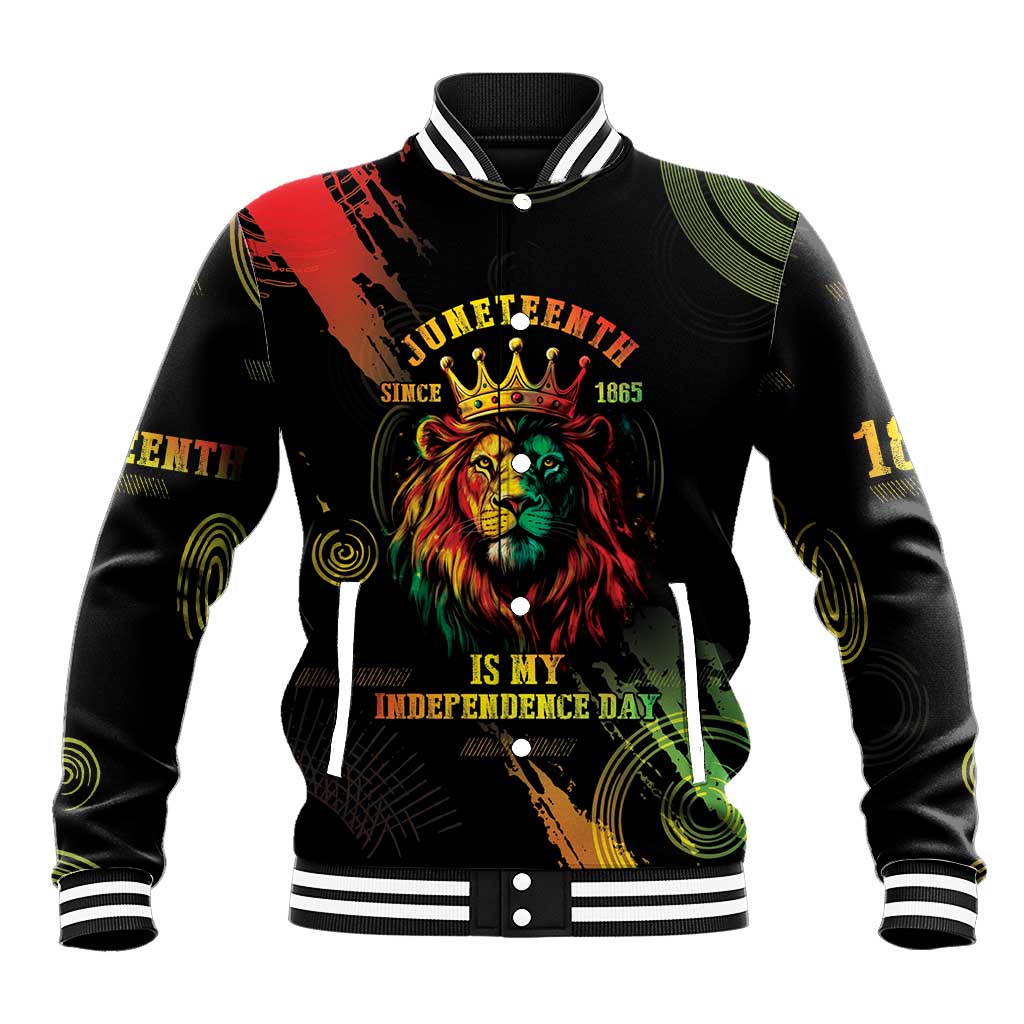 Juneteenth Is My Independence Day Baseball Jacket