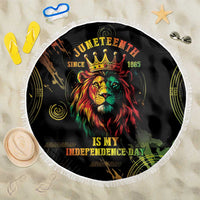 Juneteenth Is My Independence Day Beach Blanket