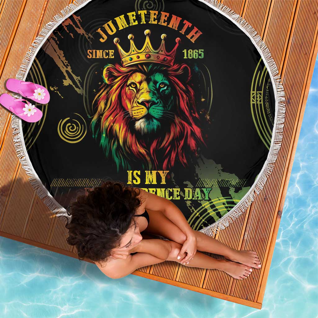 Juneteenth Is My Independence Day Beach Blanket