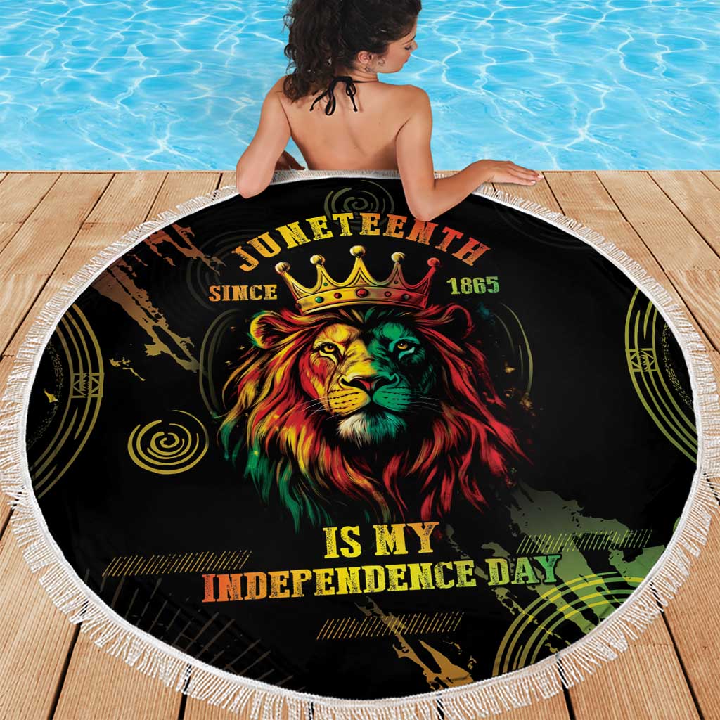 Juneteenth Is My Independence Day Beach Blanket