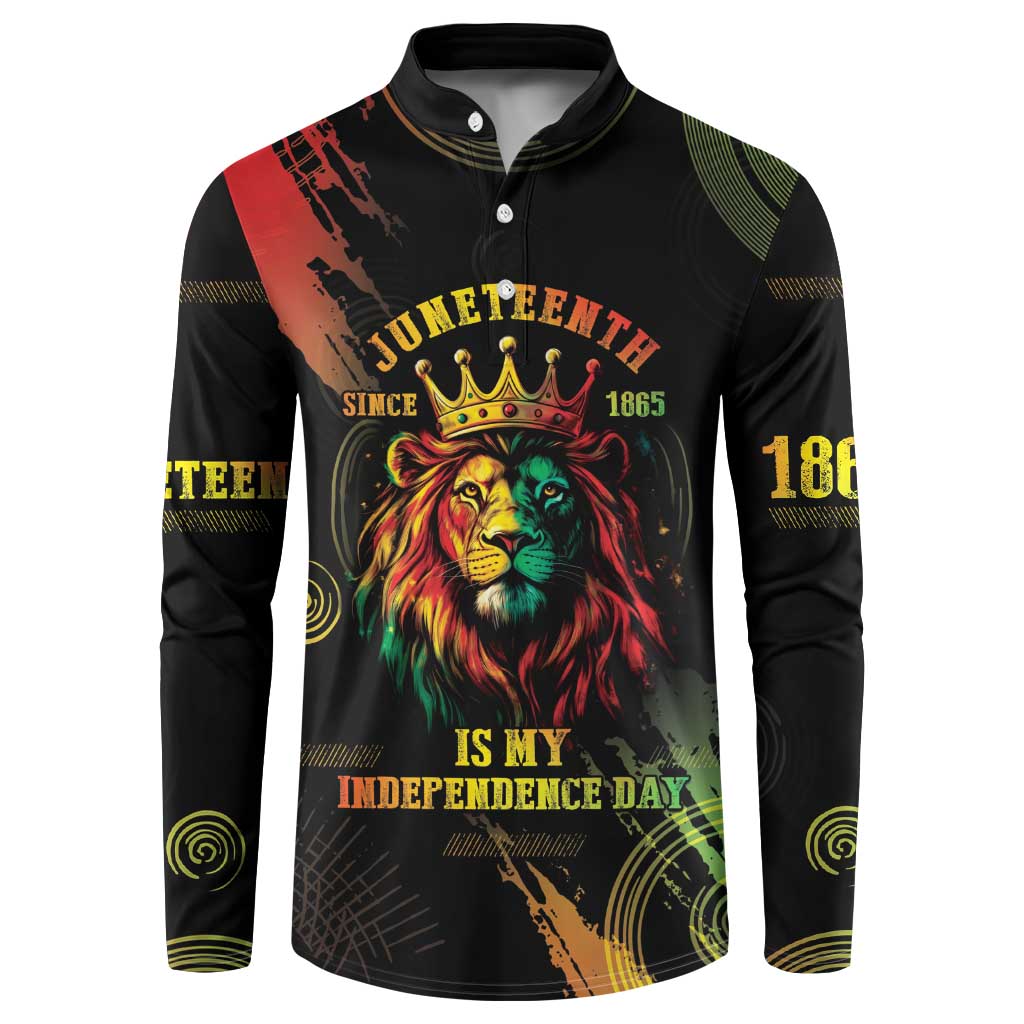 Juneteenth Is My Independence Day Button Sweatshirt