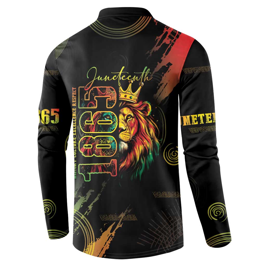 Juneteenth Is My Independence Day Button Sweatshirt