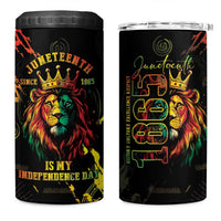 Juneteenth Is My Independence Day 4 in 1 Can Cooler Tumbler