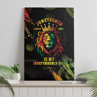 Juneteenth Is My Independence Day Canvas Wall Art